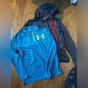 Under armour bundle pullover tops. YLG